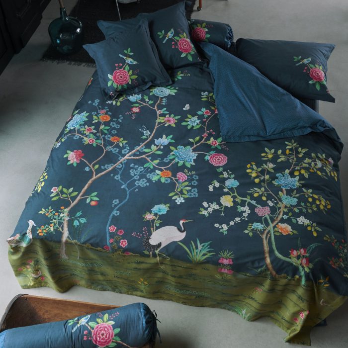 Bedlinnen collectie - donkerblauw dekbed